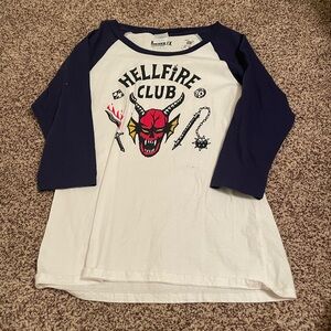 Hellfire Club Graphic Raglan Tee